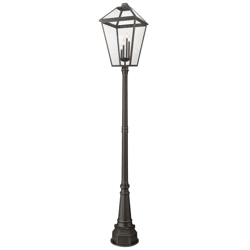 Z-Lite 4 Light Outdoor Post Mounted Fixture. Picture 1