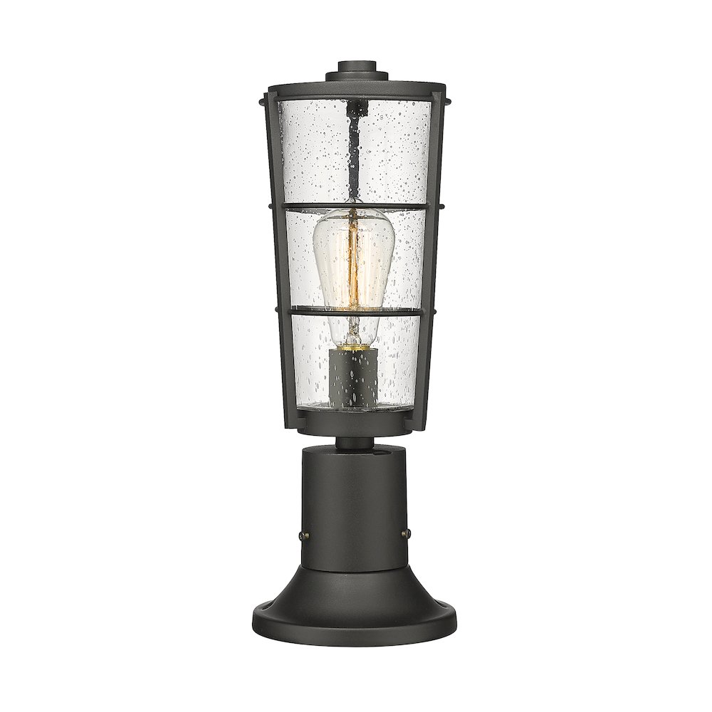 Z-Lite 1 Light Outdoor Pier Mounted Fixture. Picture 2
