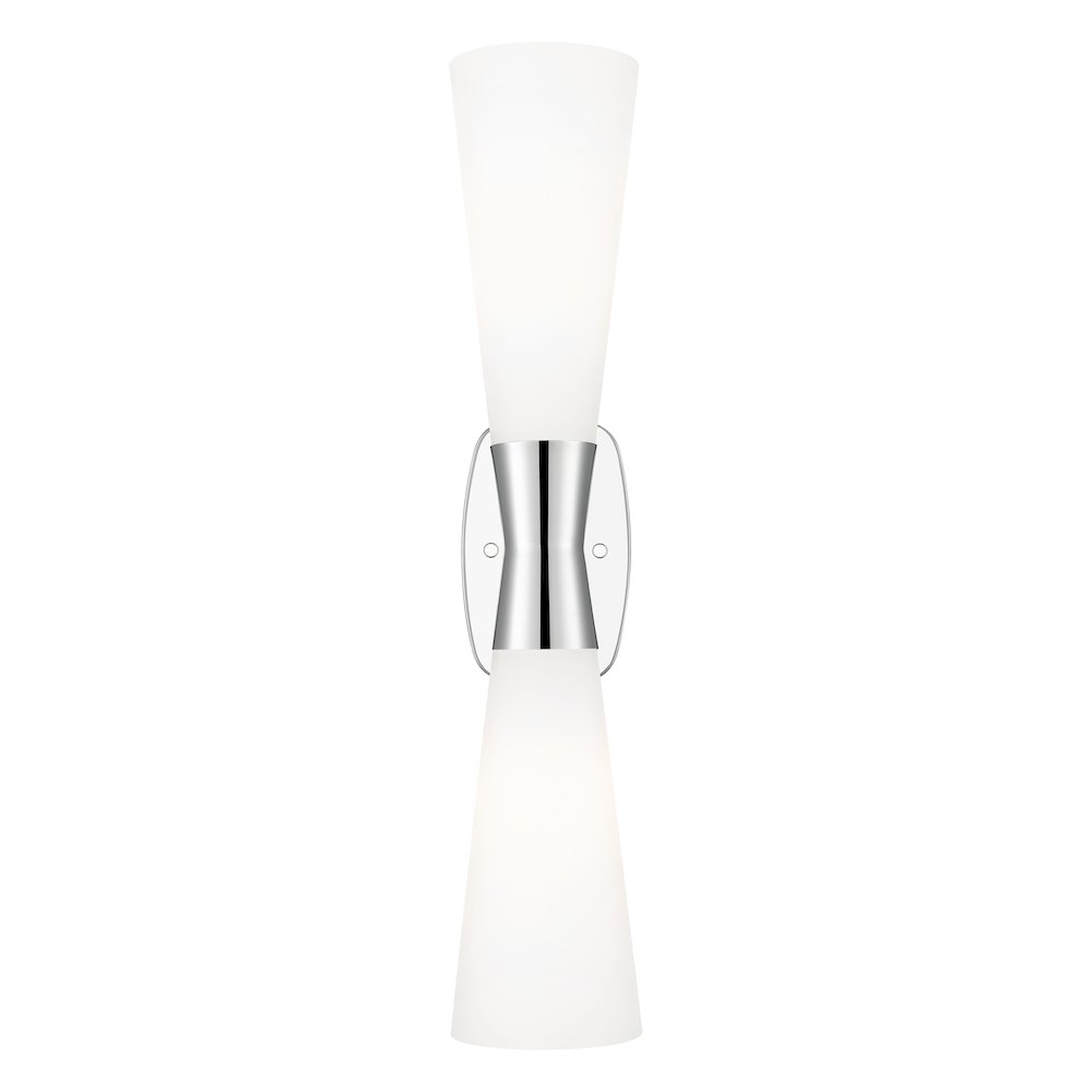 Z-Lite 2 Light Wall Sconce, Polished Nickel. Picture 2