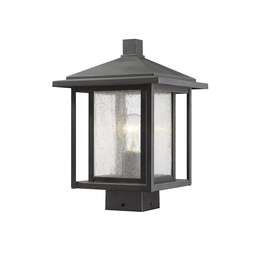 Z-Lite 1 Light Outdoor Post Mount Fixture. Picture 1