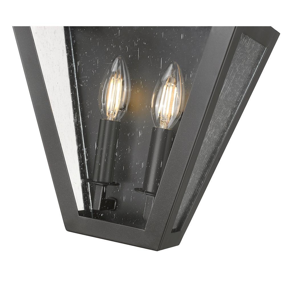 Z-Lite 2 Light Wall Sconce, Iron Ore. Picture 4