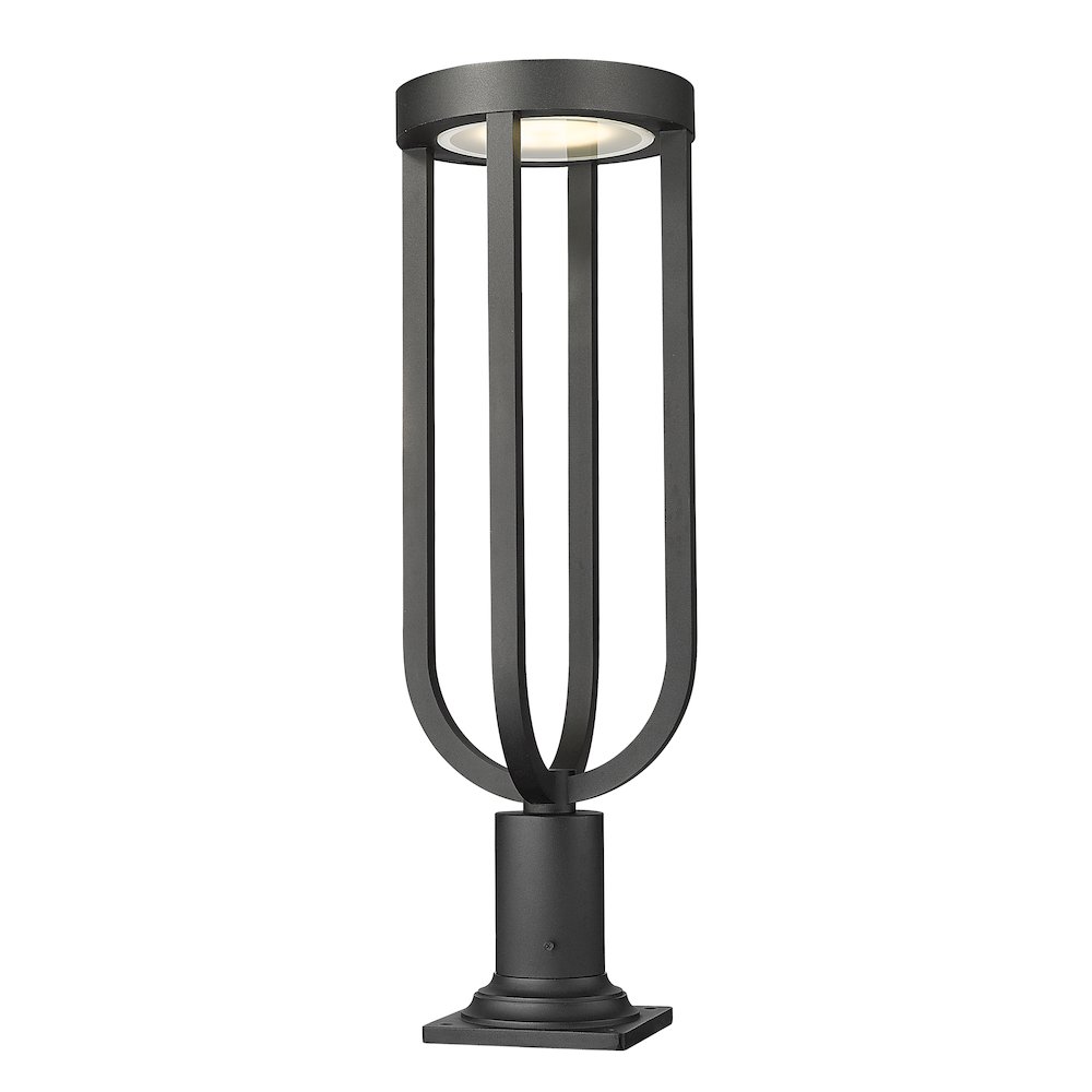 Z-Lite 1 Light Outdoor Pier Mounted Fixture. Picture 1
