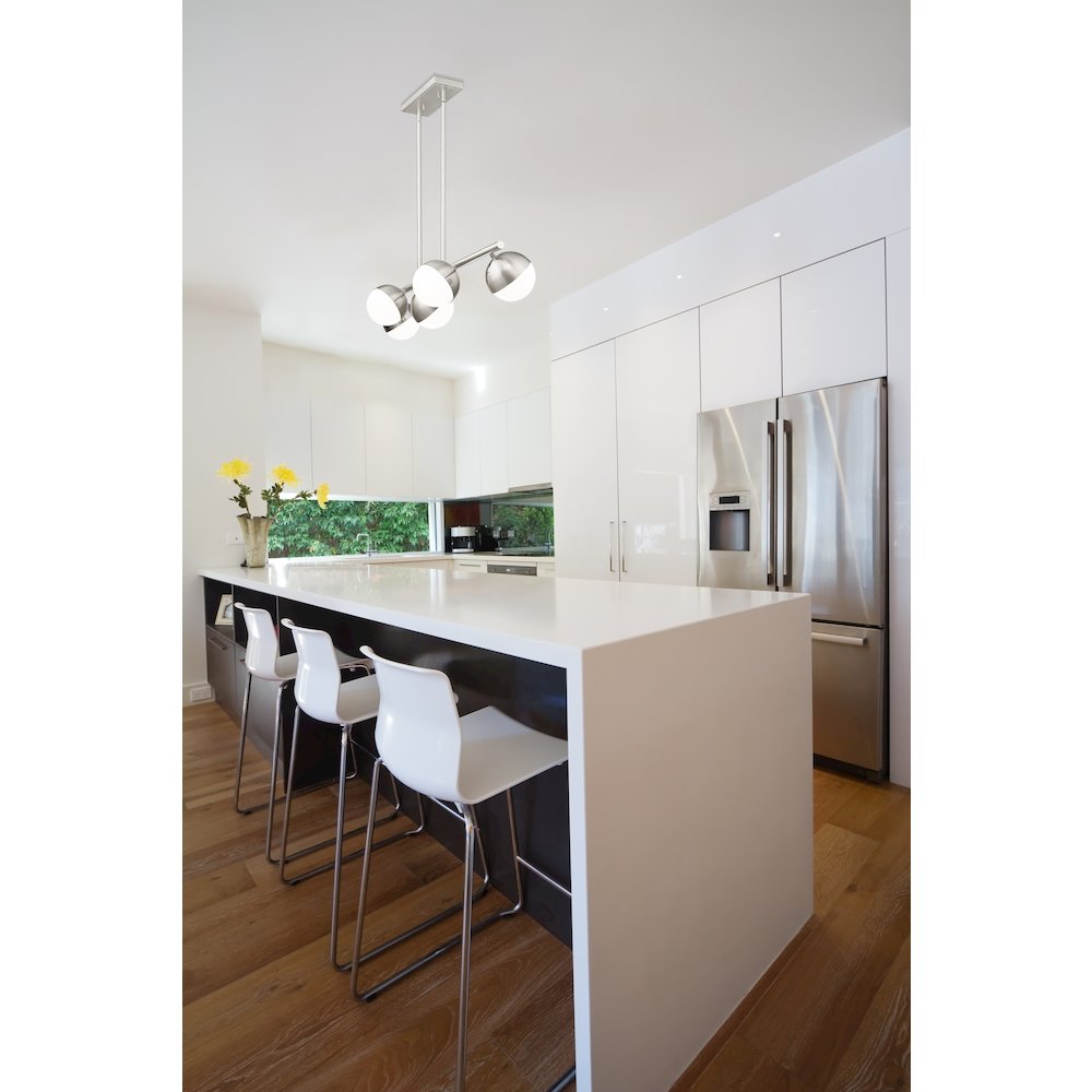 Z-Lite 5 Light Linear Chandelier. Picture 6