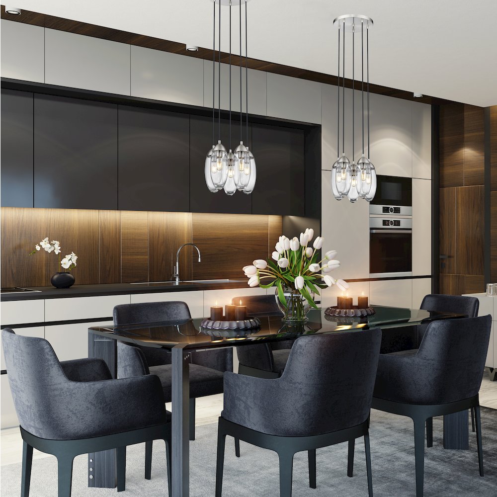 Z-Lite 5 Light Chandelier. Picture 7