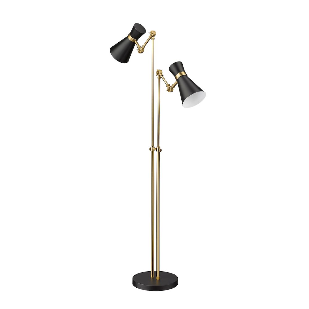 Z-Lite 2 Light Floor Lamp. Picture 5