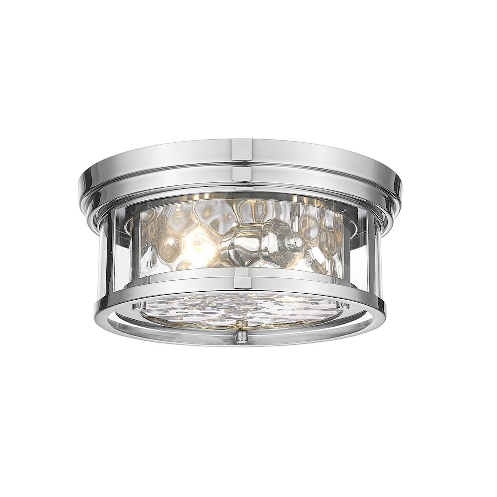 Z-Lite 2 Light Flush Mount. Picture 1