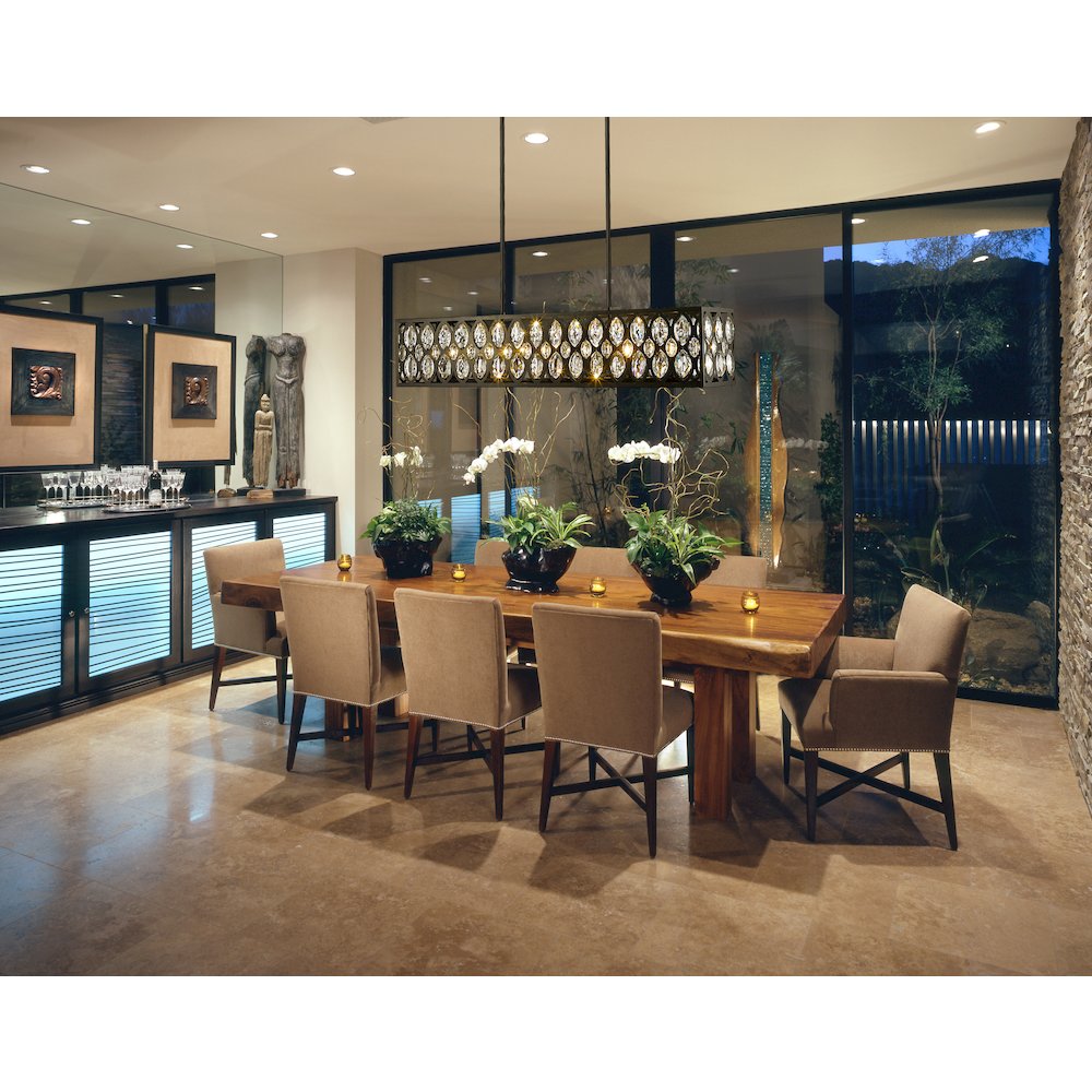 Z-Lite 7 Light Linear Chandelier. Picture 6