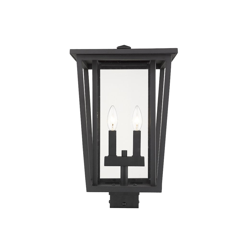 Z-Lite 2 Light Outdoor Post Mount Fixture. Picture 1