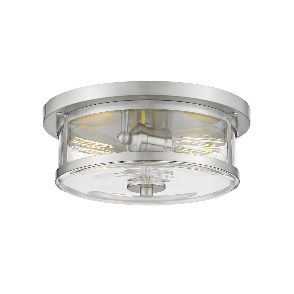 Z-Lite 2 Light Flush Mount. Picture 2