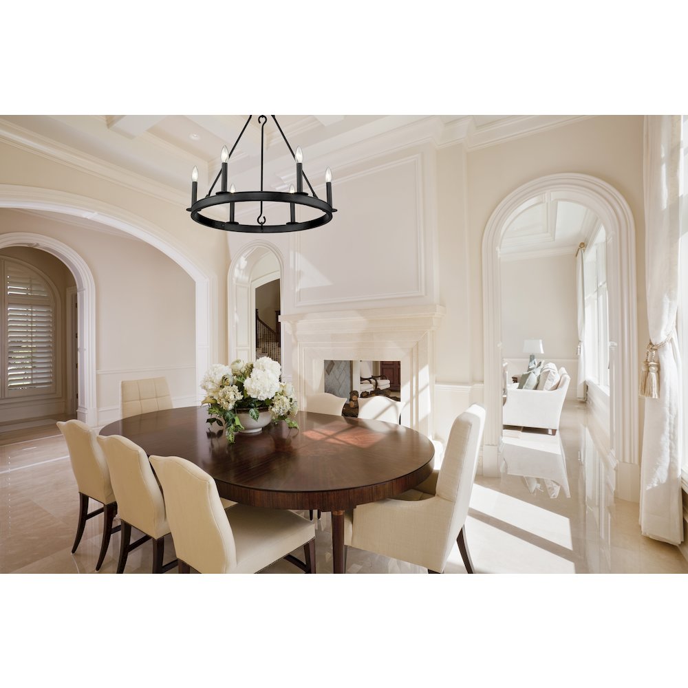 Z-Lite 6 Light Chandelier. Picture 6