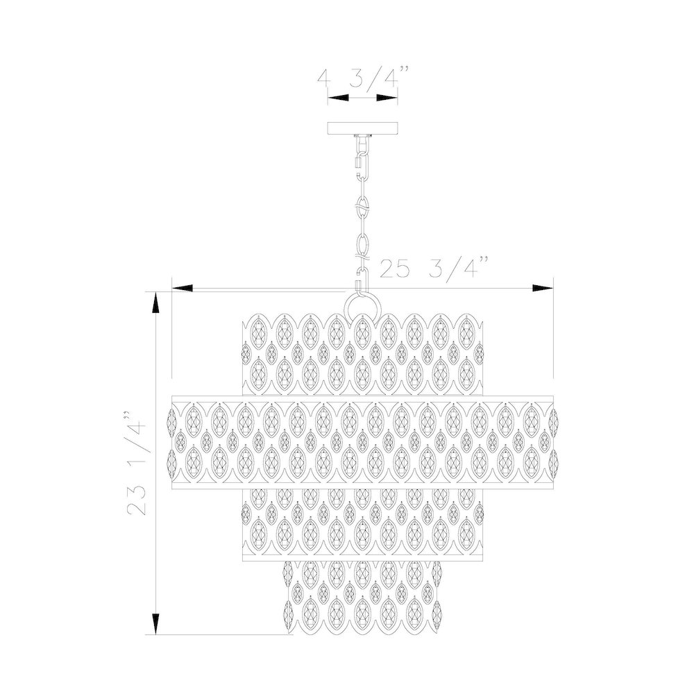 Z-Lite 13 Light Chandelier. Picture 8