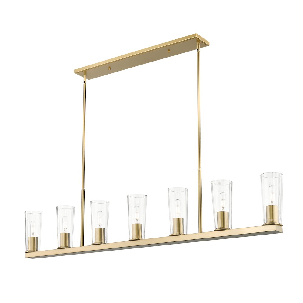 Z-Lite 7 Light Linear Chandelier. Picture 2