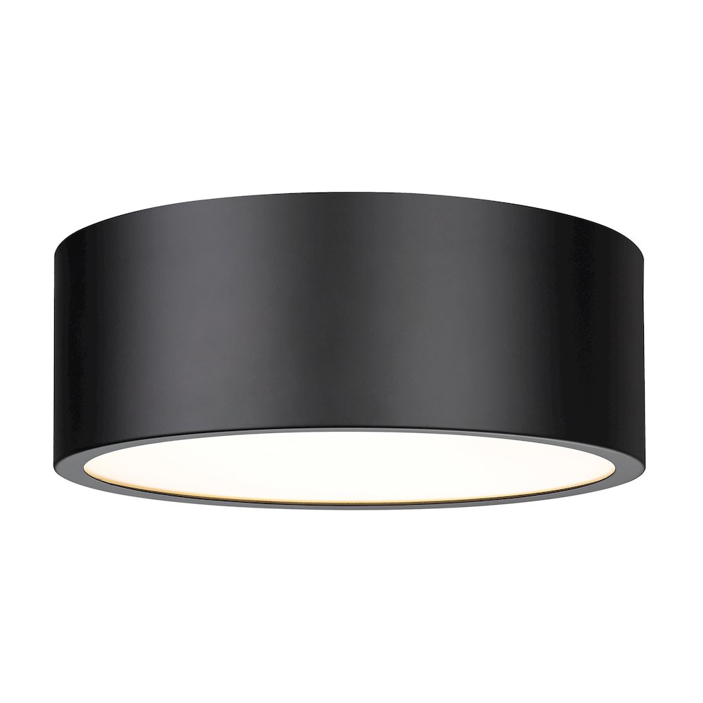 Z-Lite 3 Light Flush Mount. Picture 1