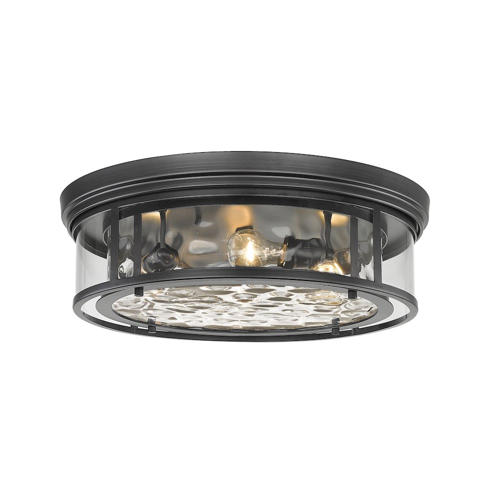 Z-Lite 4 Light Flush Mount. Picture 1