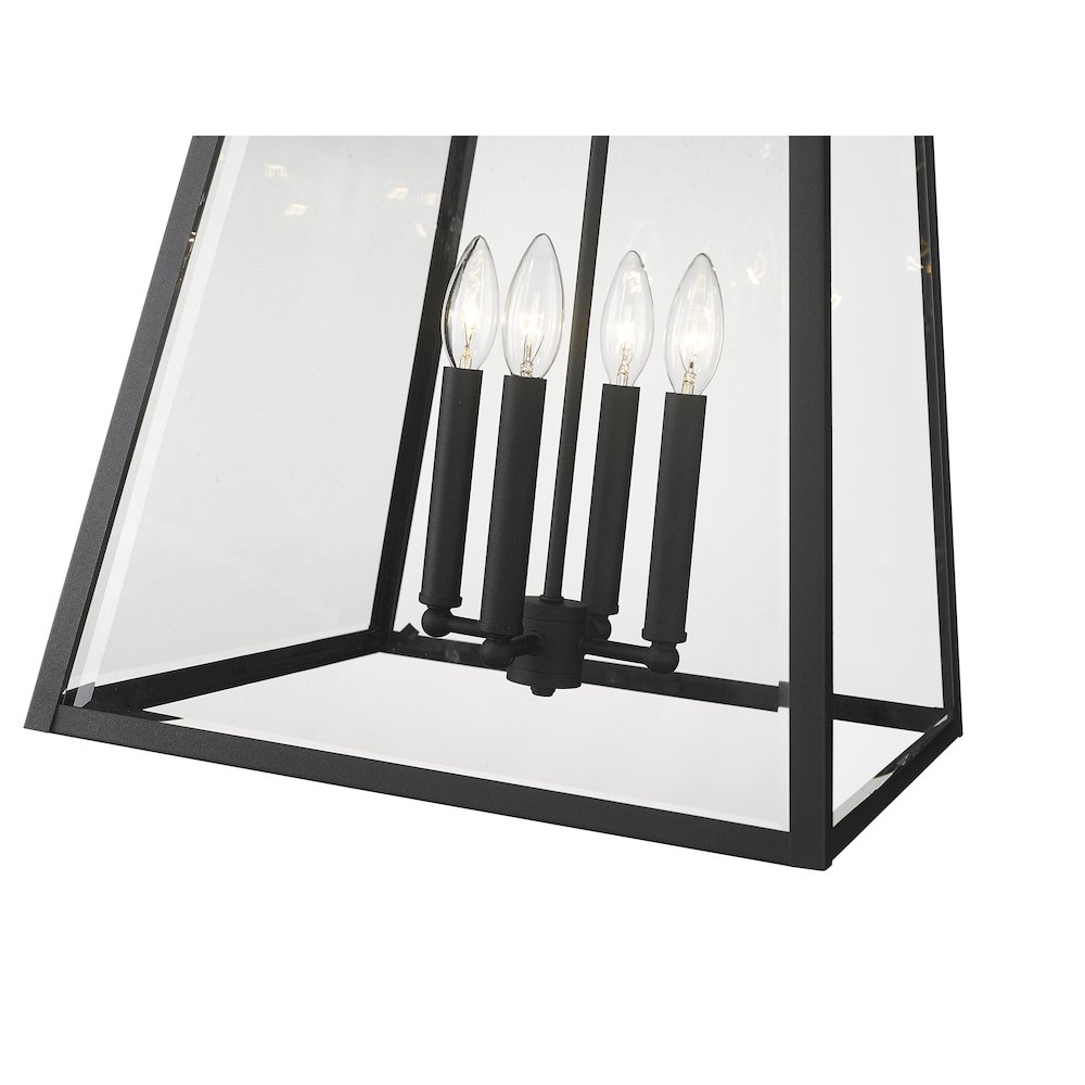 Z-Lite 4 Light Outdoor Chain Mount Ceiling Fixture. Picture 4