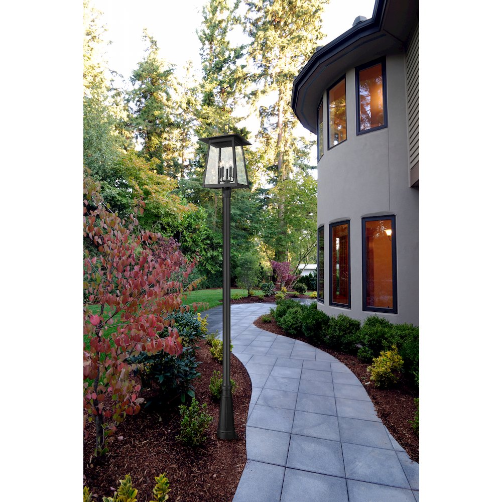 Z-Lite 5 Light Outdoor Post Mounted Fixture. Picture 6