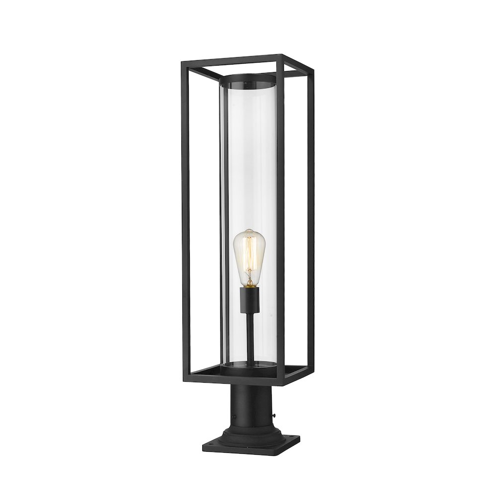 Z-Lite 1 Light Outdoor Pier Mounted Fixture. Picture 1