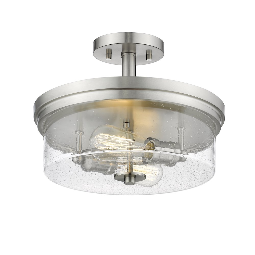 Z-Lite 2 Light Semi Flush Mount. Picture 4