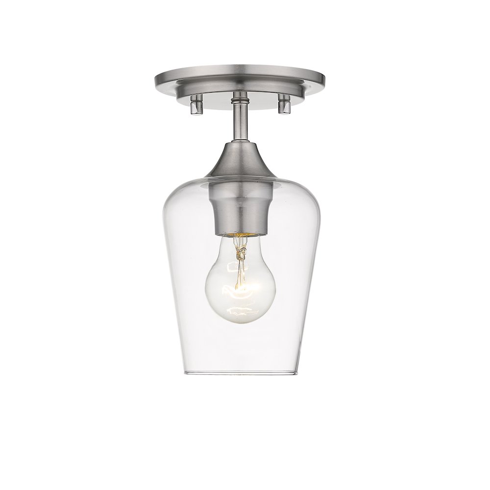 Z-Lite 1 Light Flush Mount. Picture 1