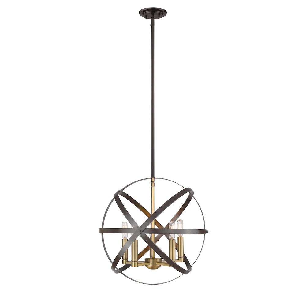 Z-Lite 5 Light Pendant. Picture 1