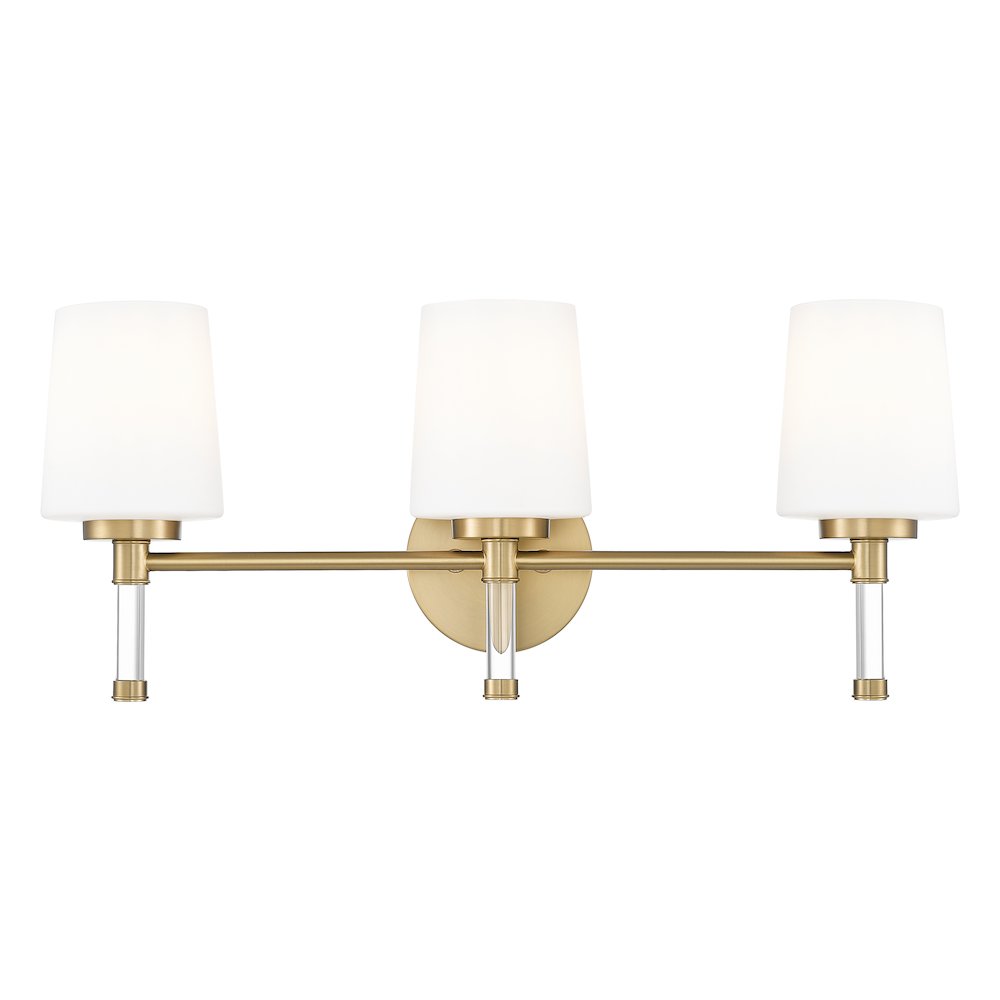 Z-Lite 3 Light Vanity, Modern Gold. Picture 2