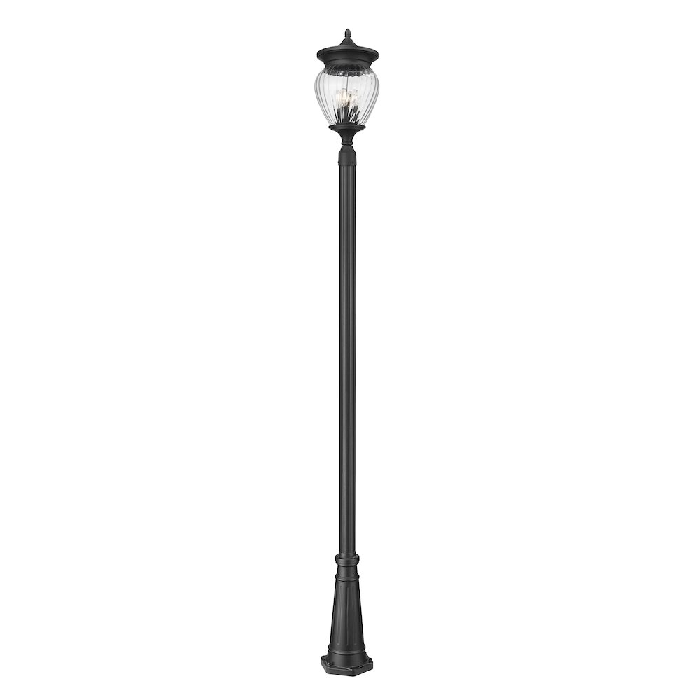 Z-Lite 4 Light Outdoor Post Mounted Fixture. Picture 1