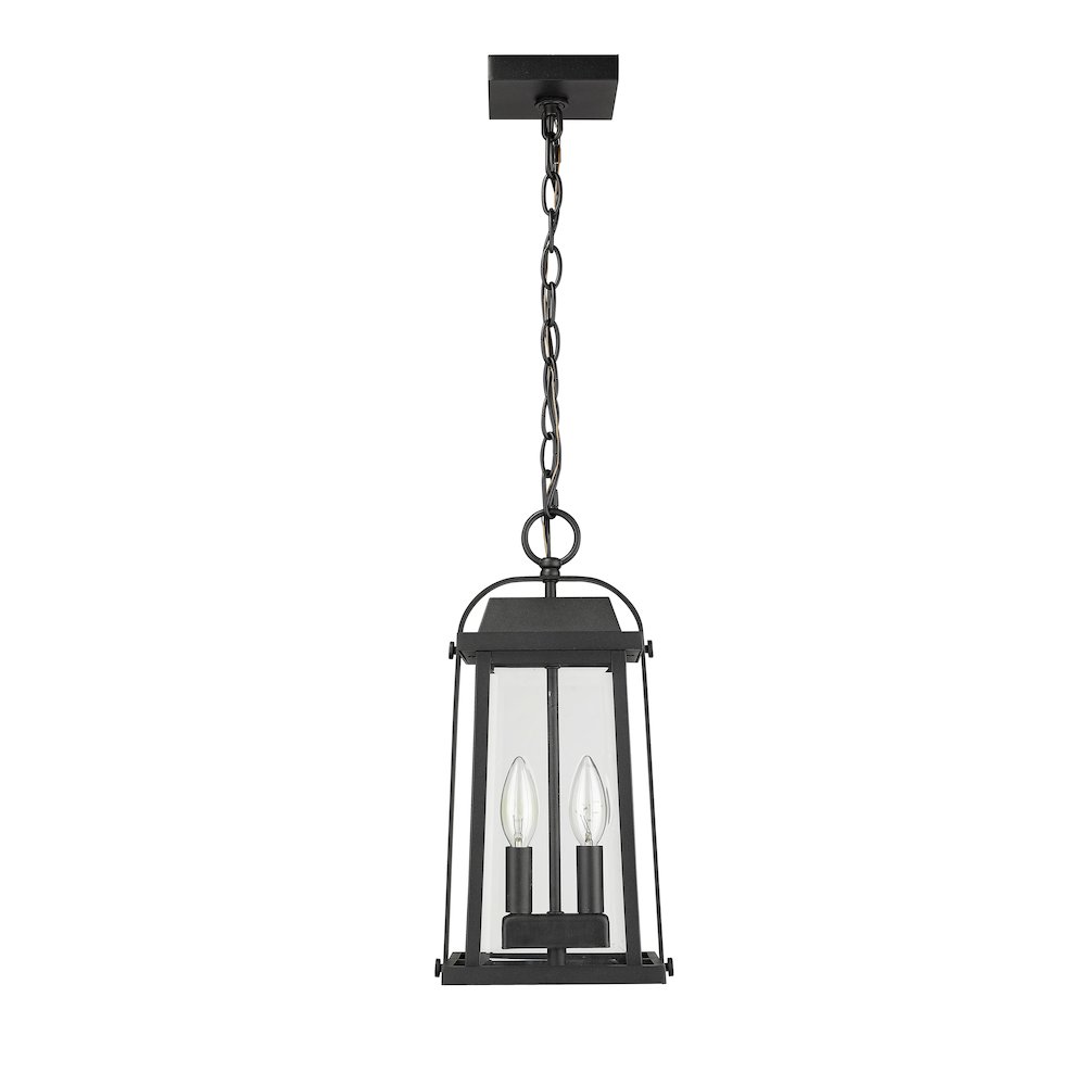 Z-Lite 2 Light Outdoor Chain Mount Ceiling Fixture. Picture 5