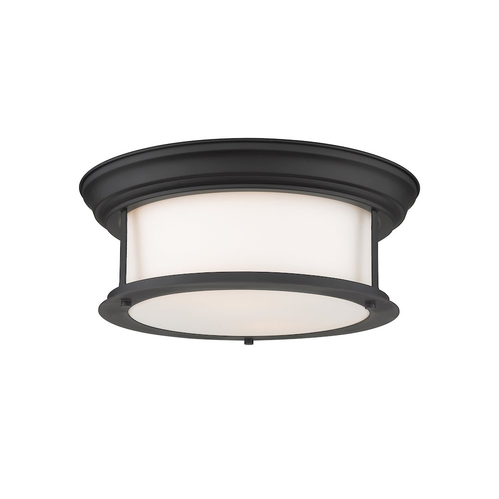 Z-Lite 2 Light Flush Mount. Picture 1