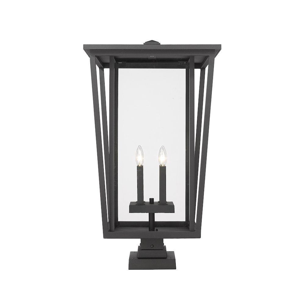 Z-Lite 4 Light Outdoor Pier Mounted Fixture. Picture 2