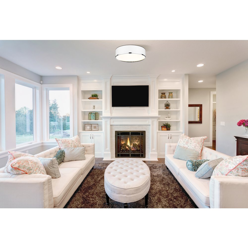 Z-Lite 4 Light Flush Mount. Picture 6