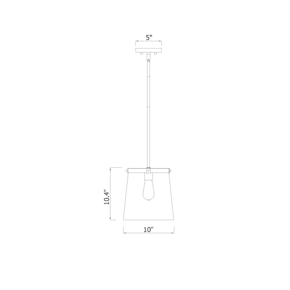 Z-Lite 1 Light Pendant. Picture 8