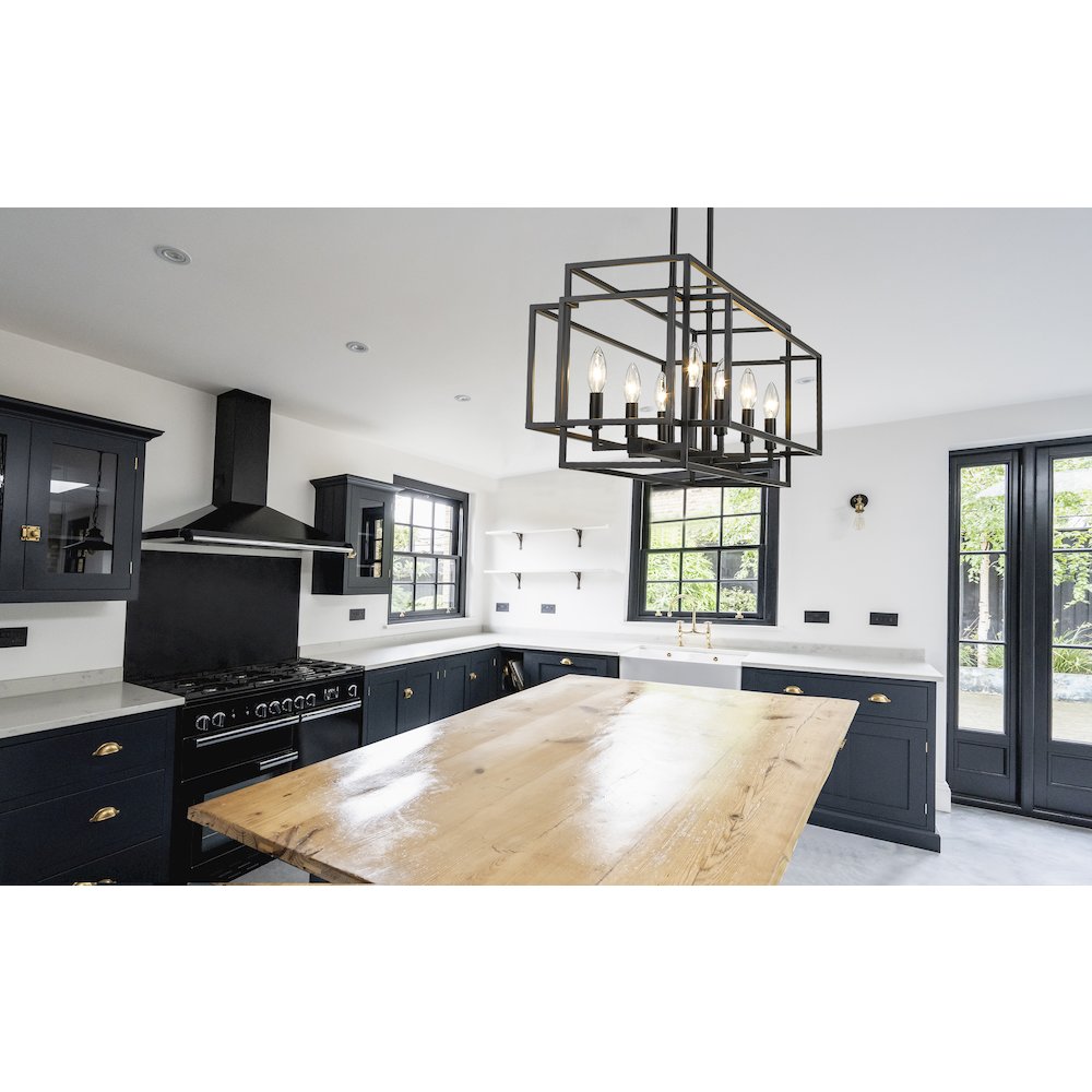 Z-Lite 8 Light Linear Chandelier. Picture 7