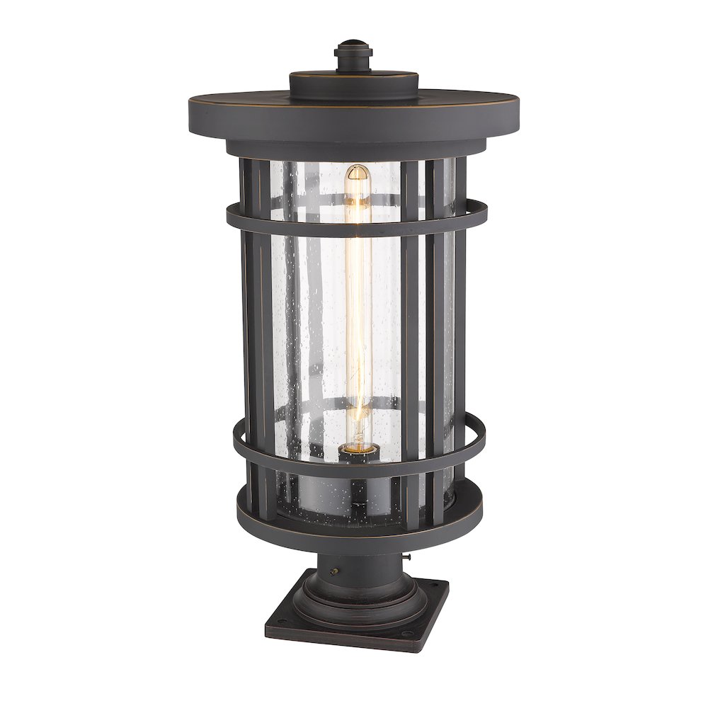 Z-Lite 1 Light Outdoor Pier Mounted Fixture. Picture 2