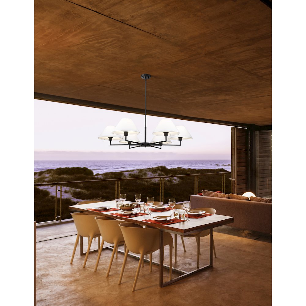 Z-Lite 6 Light Chandelier. Picture 7