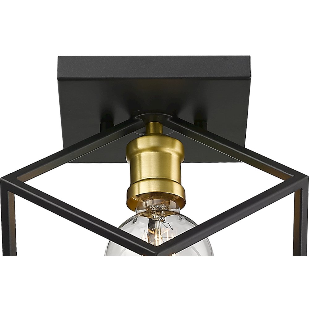 Z-Lite 1 Light Flush Mount. Picture 4
