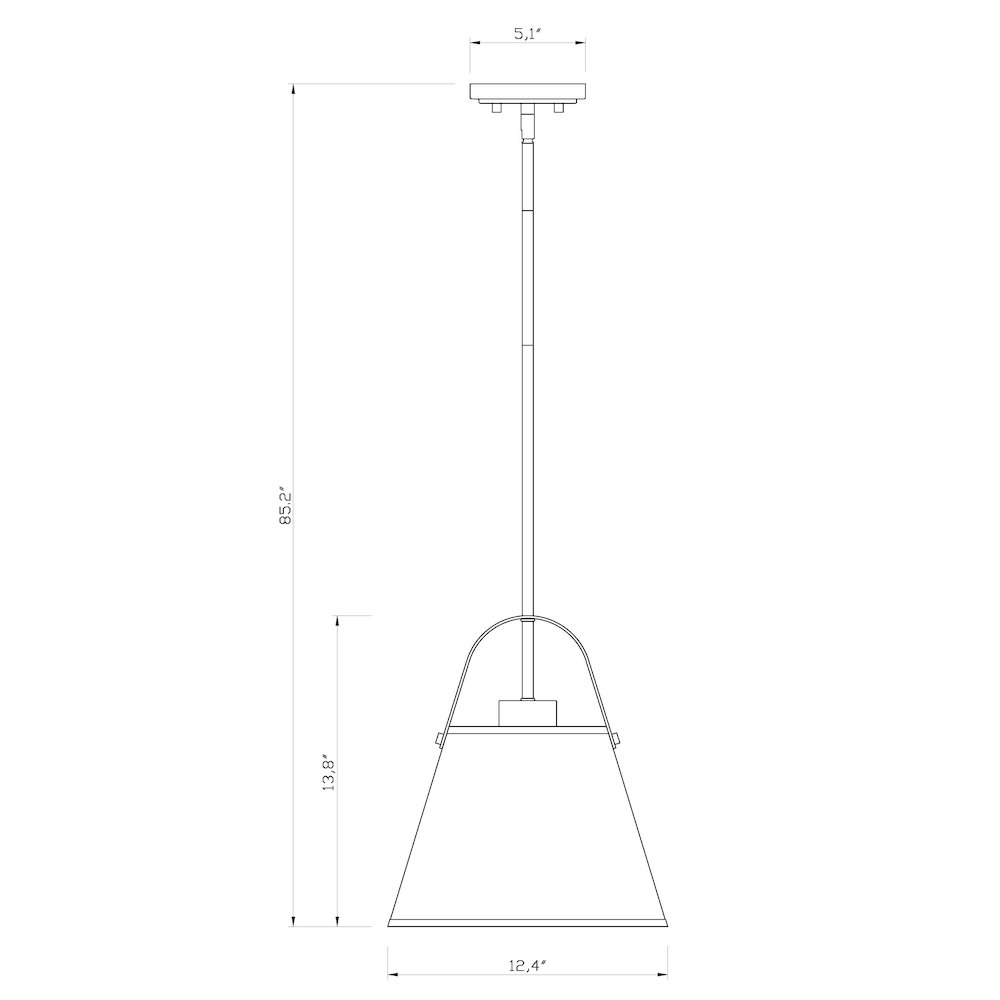 Z-Lite 1 Light Pendant. Picture 8