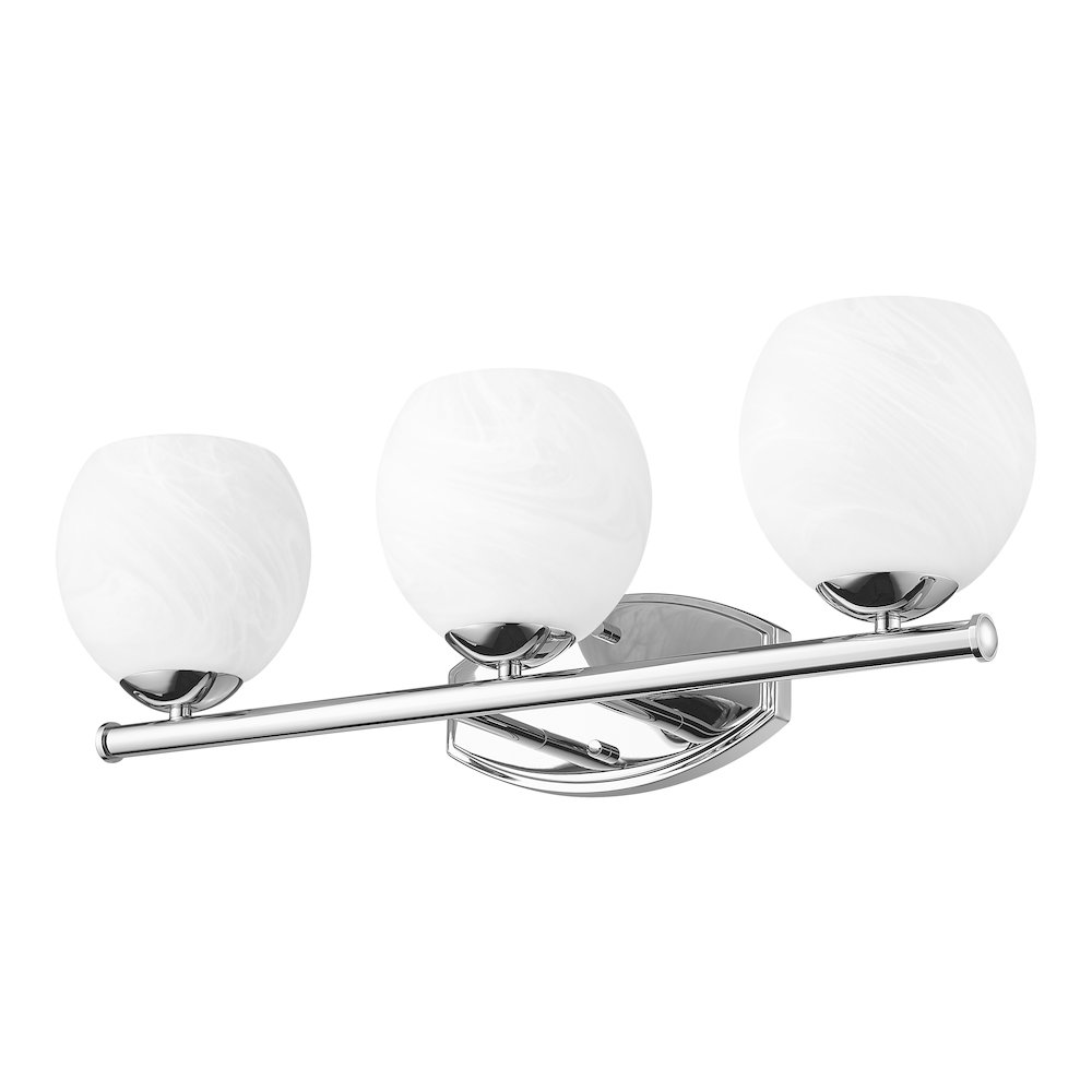 Z-Lite 3 Light Vanity, Chrome. Picture 7