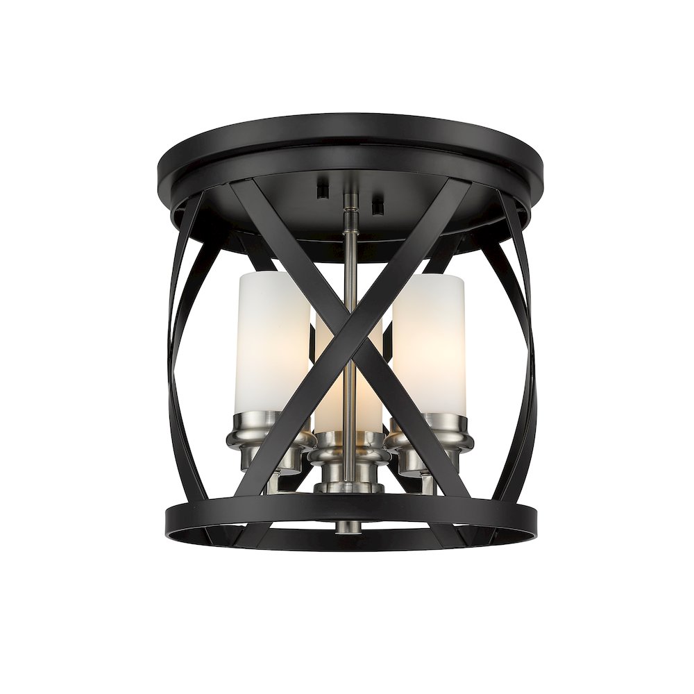 Z-Lite 3 Light Flush Mount. Picture 2
