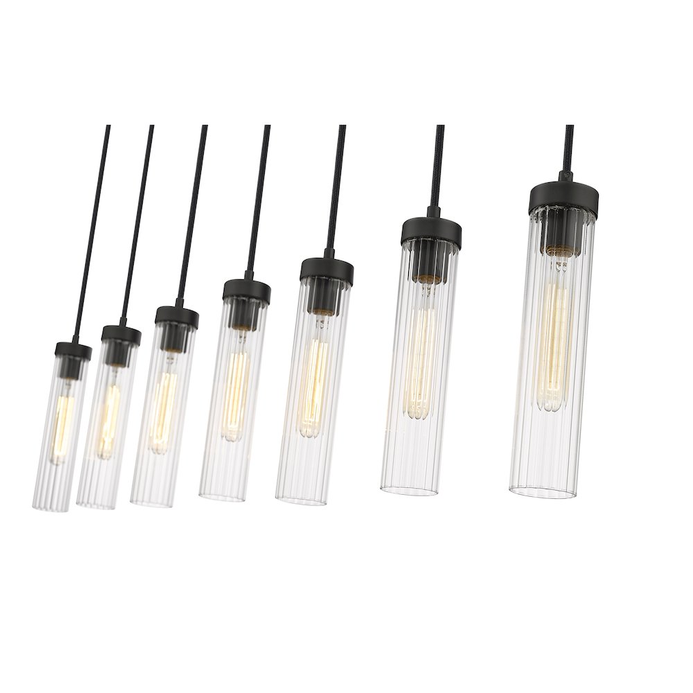 Z-Lite 7 Light Linear Chandelier. Picture 4
