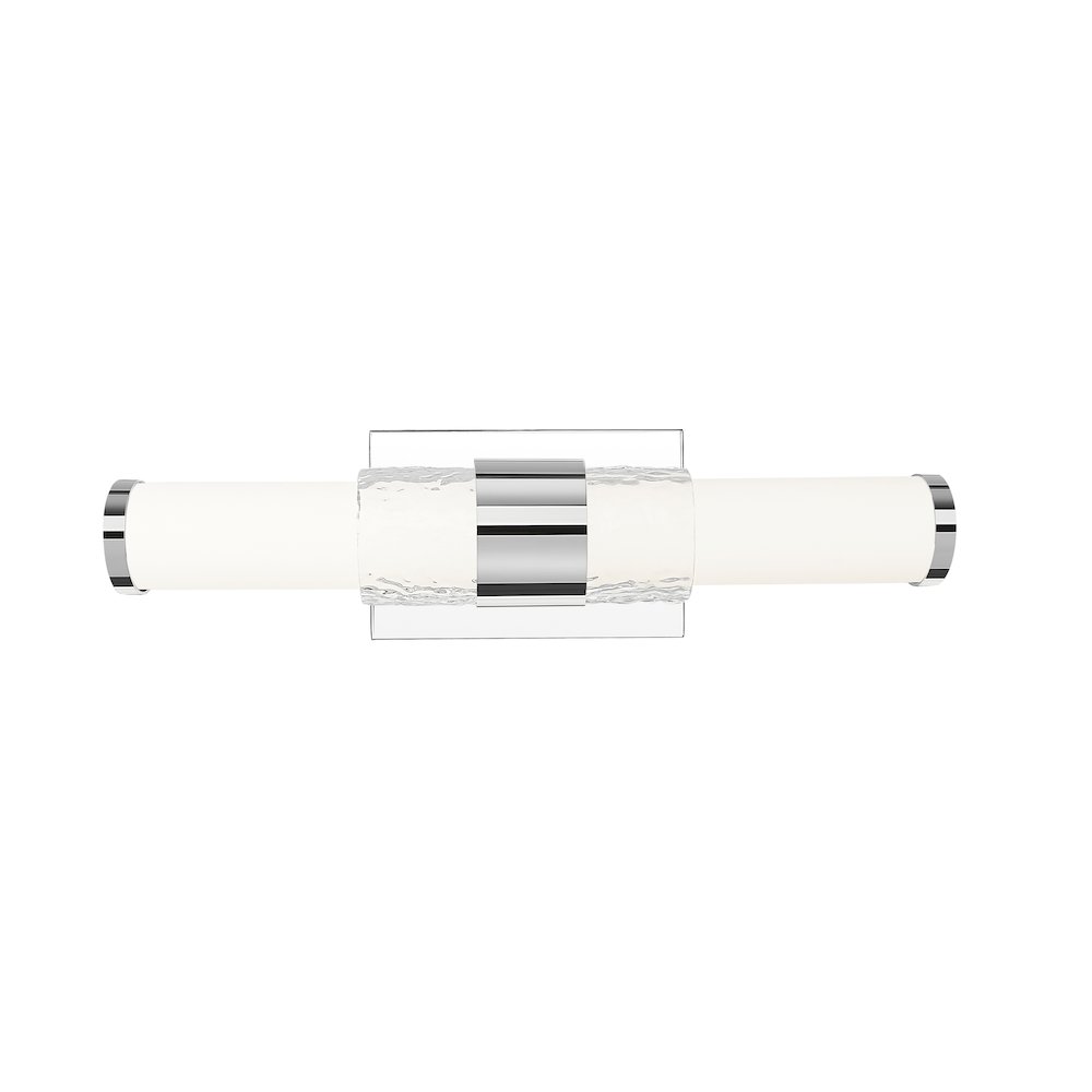 Z-Lite Egon 1 Light Vanity in Chrome color, Steel frame. Picture 3