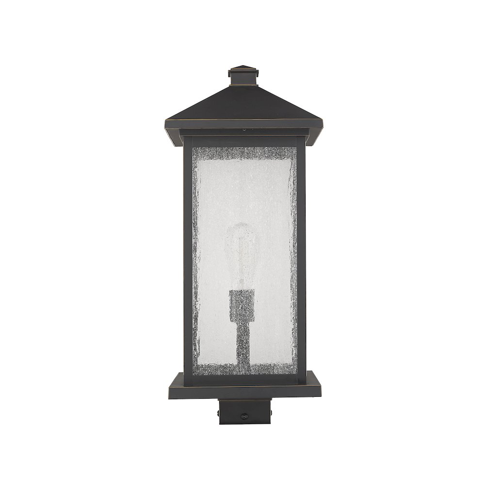Z-Lite 1 Light Outdoor Post Mount Fixture. Picture 5