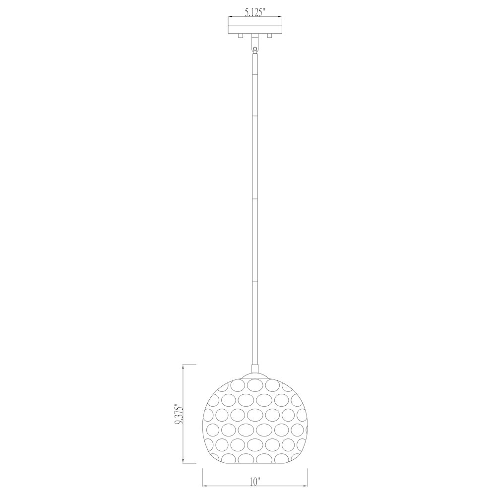 Z-Lite 1 Light Pendant. Picture 8