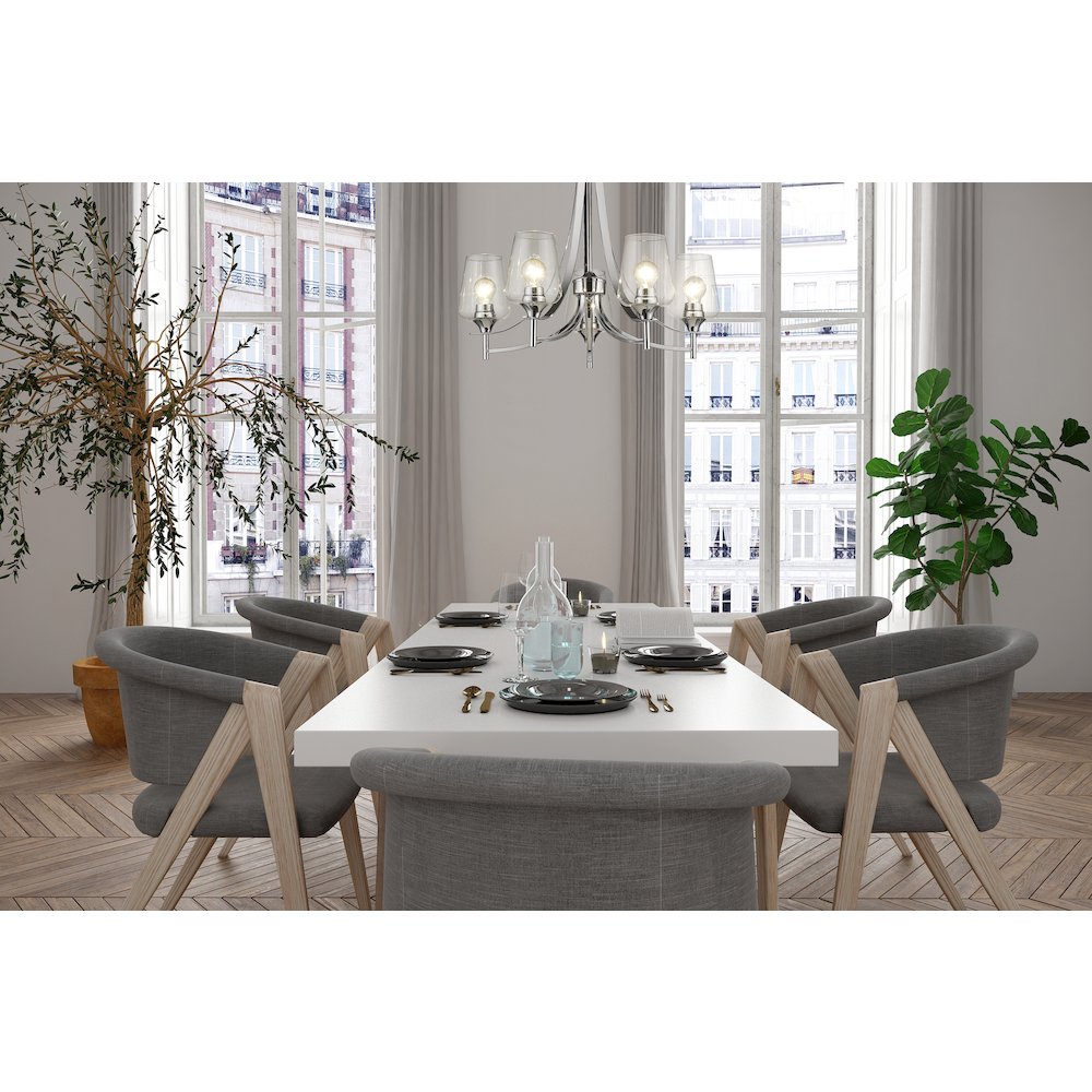 Z-Lite 5 Light Chandelier. Picture 7