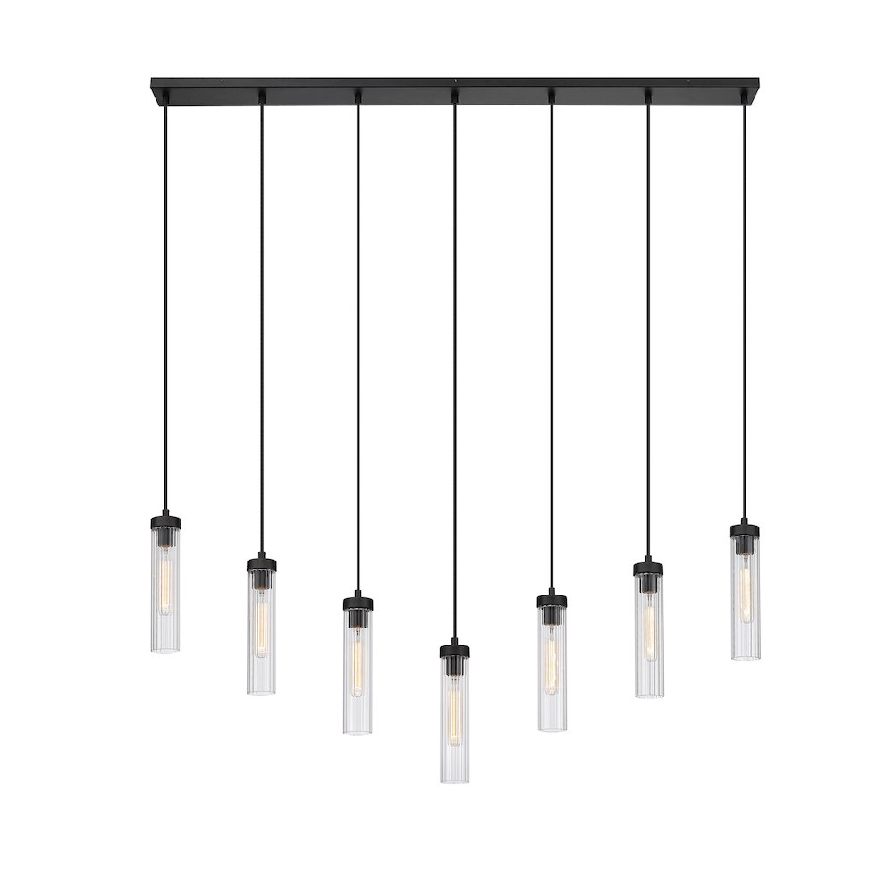 Z-Lite 7 Light Linear Chandelier. Picture 2