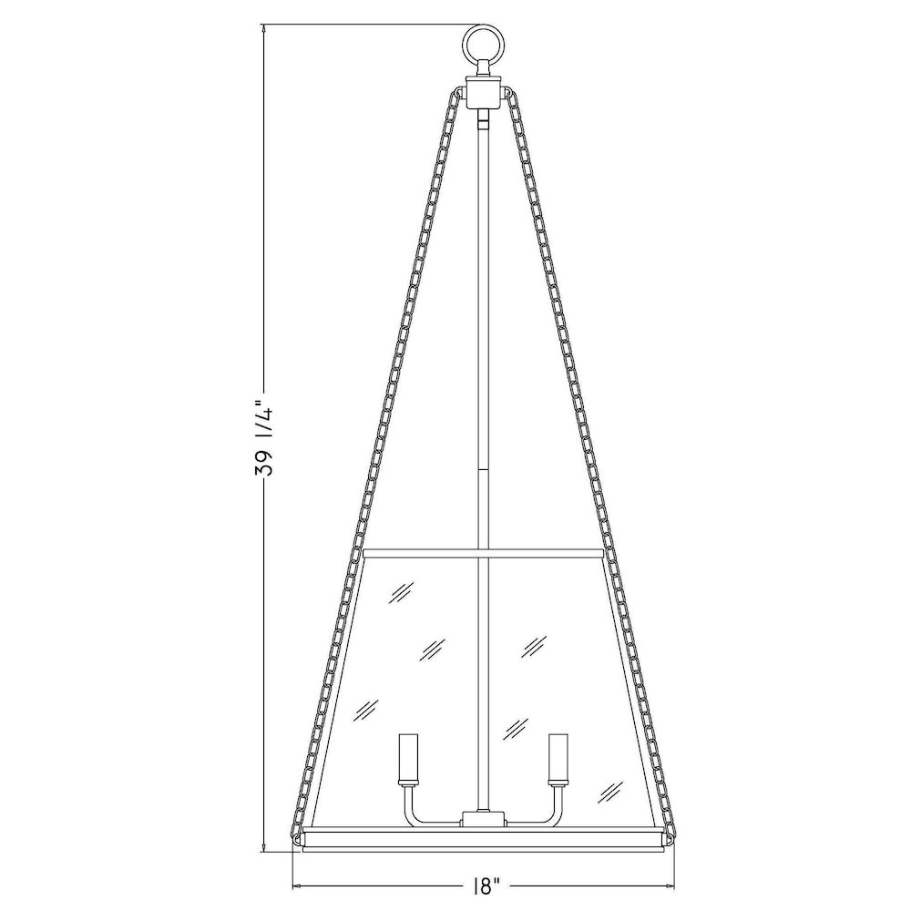 Z-Lite 4 Light Pendant. Picture 8
