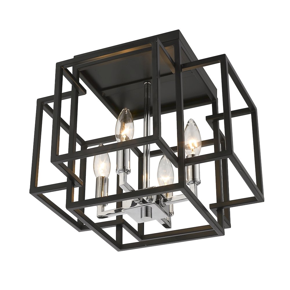 Z-Lite 4 Light Flush Mount. Picture 3