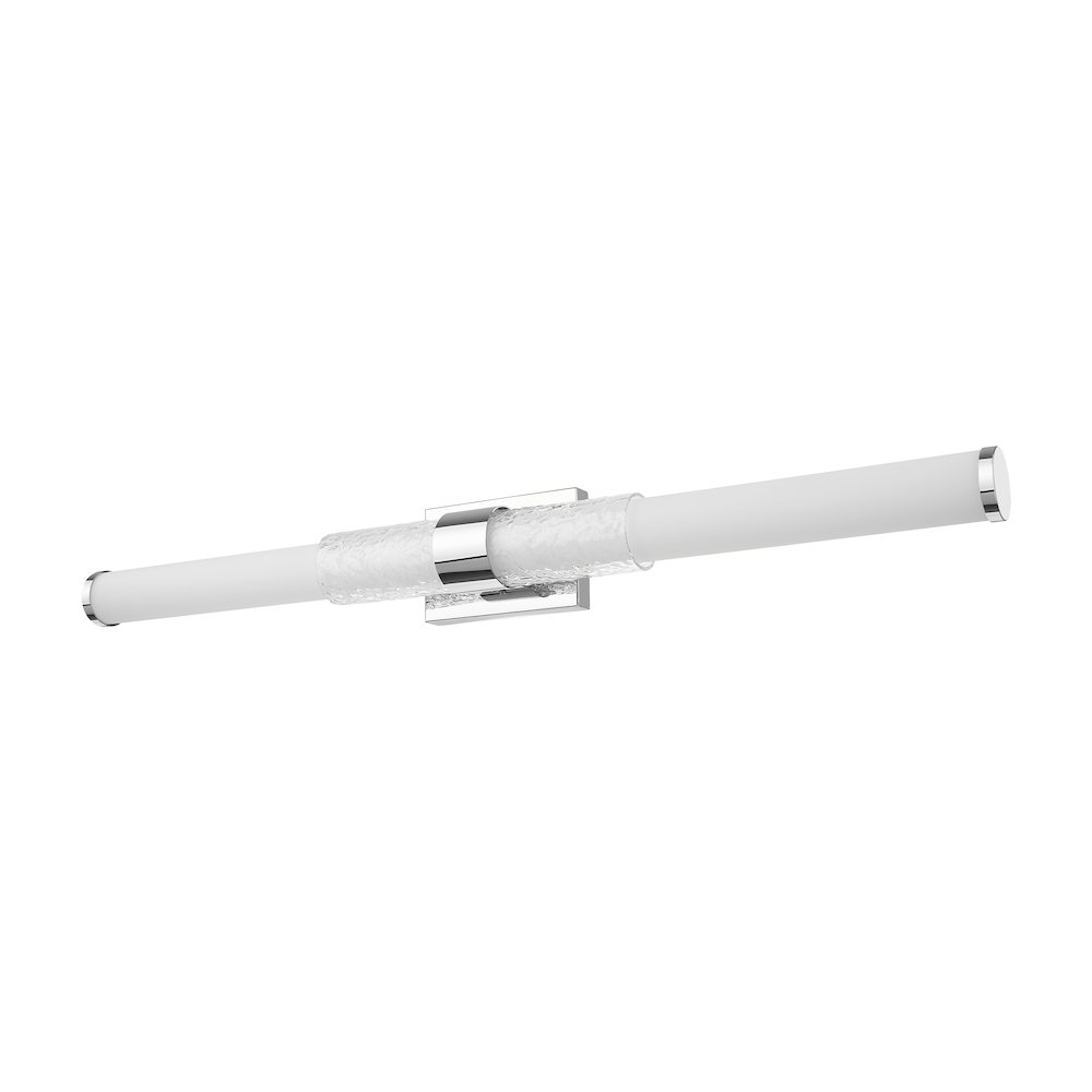Z-Lite Egon 1 Light Vanity in Chrome color, Steel frame. Picture 5