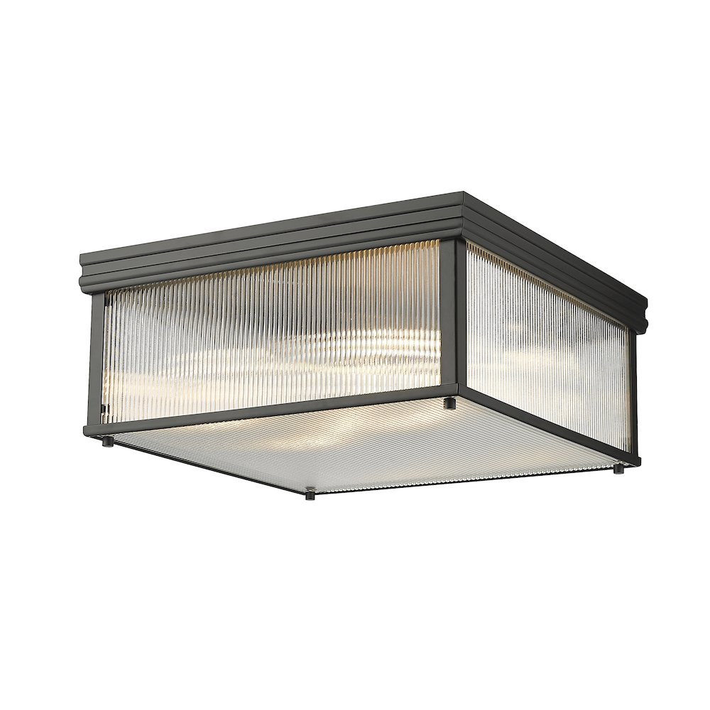 Z-Lite 4 Light Flush Mount. Picture 1