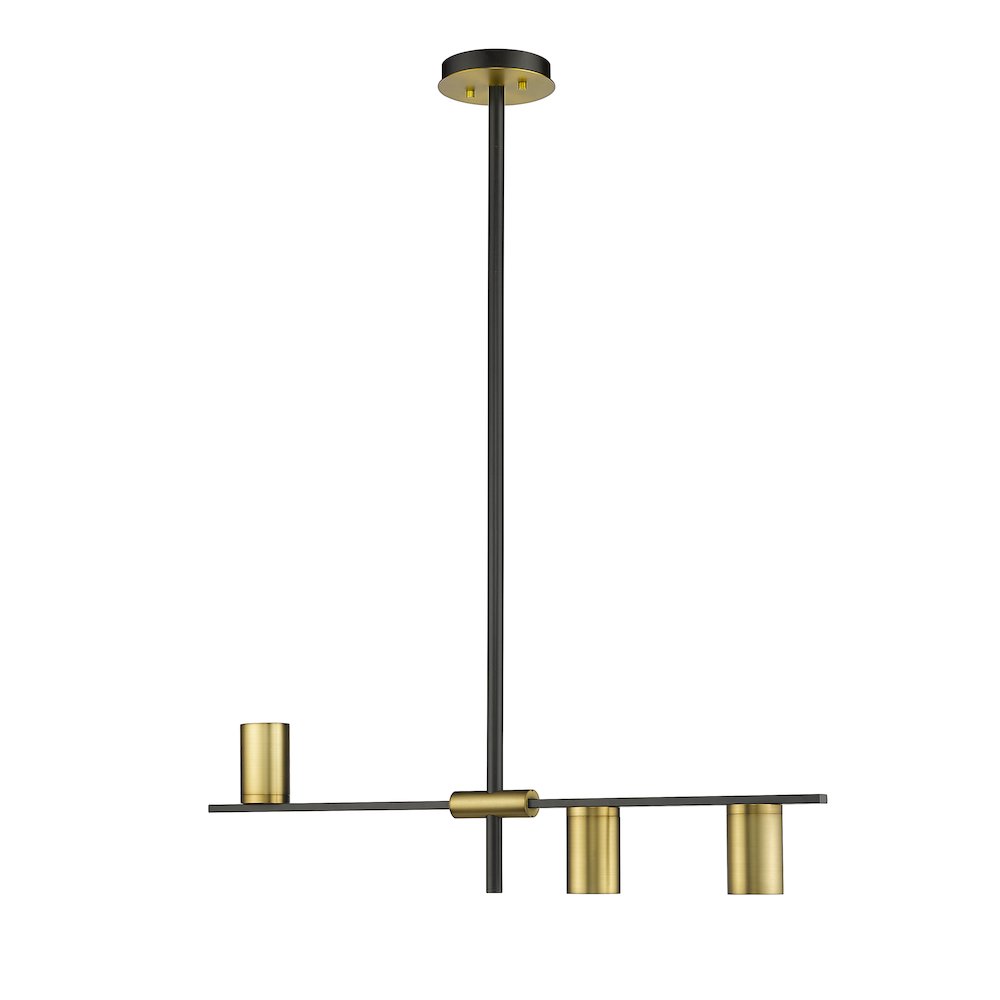 Z-Lite 3 Light Linear Chandelier. Picture 1