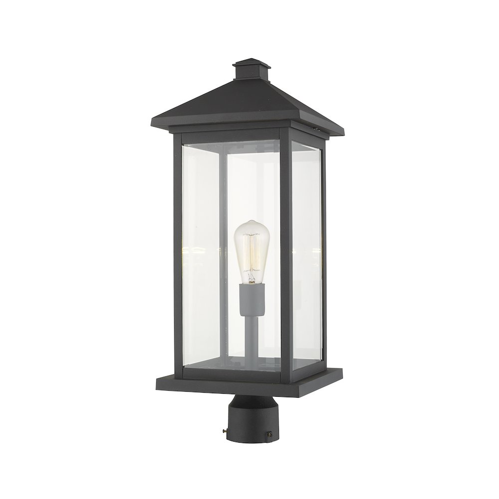 Z-Lite 1 Light Outdoor Post Mount Fixture. Picture 2
